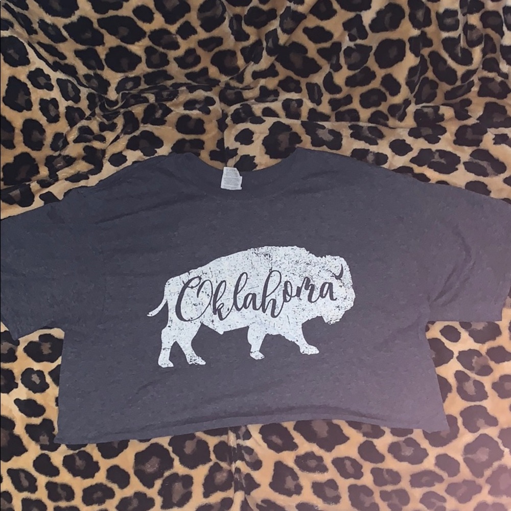 Cropped Oklahoma tee